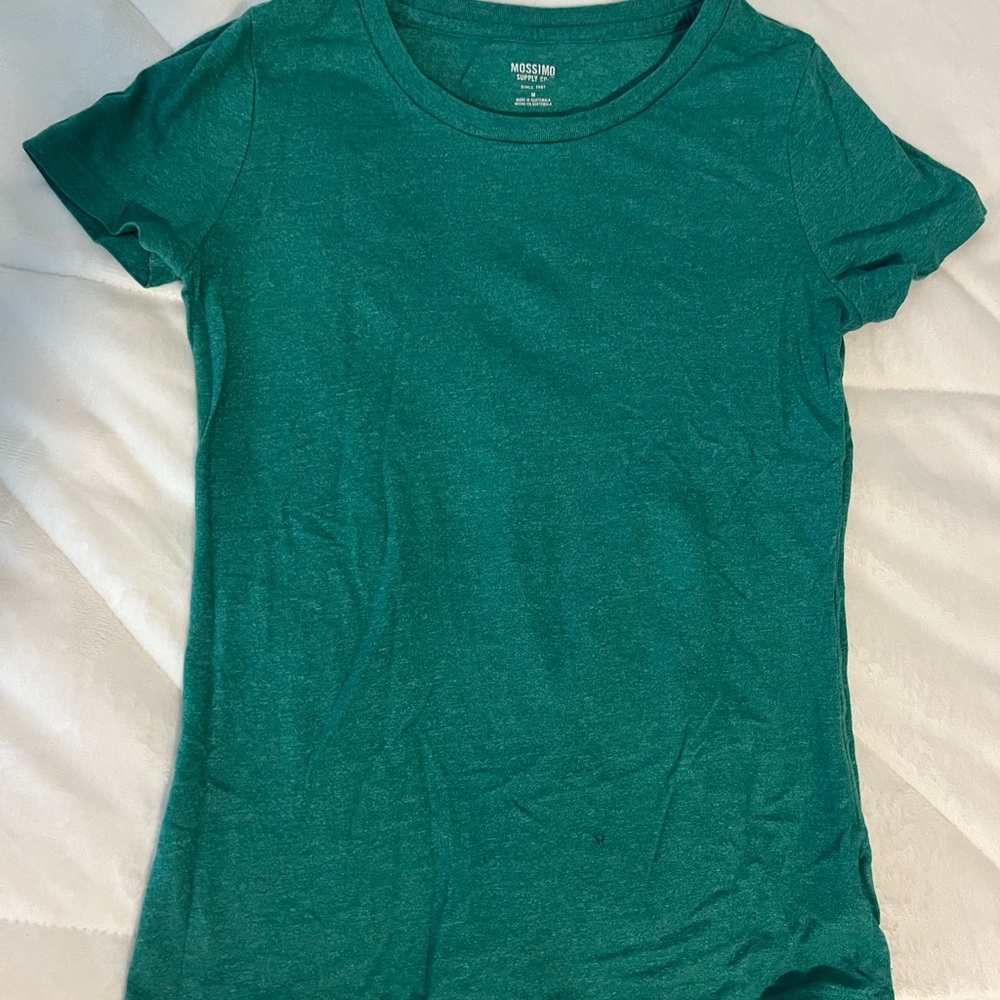 Mossimo Supply Co. Teal Crew Neck Tee